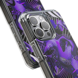 Ultra Violet Design | Handyhülle für iPhone (Clear Impact Case – magnetisch) 