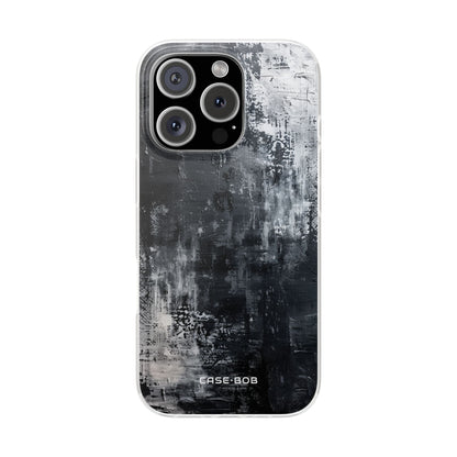 Textured Blackscape iPhone 16 Pro Case - Soft