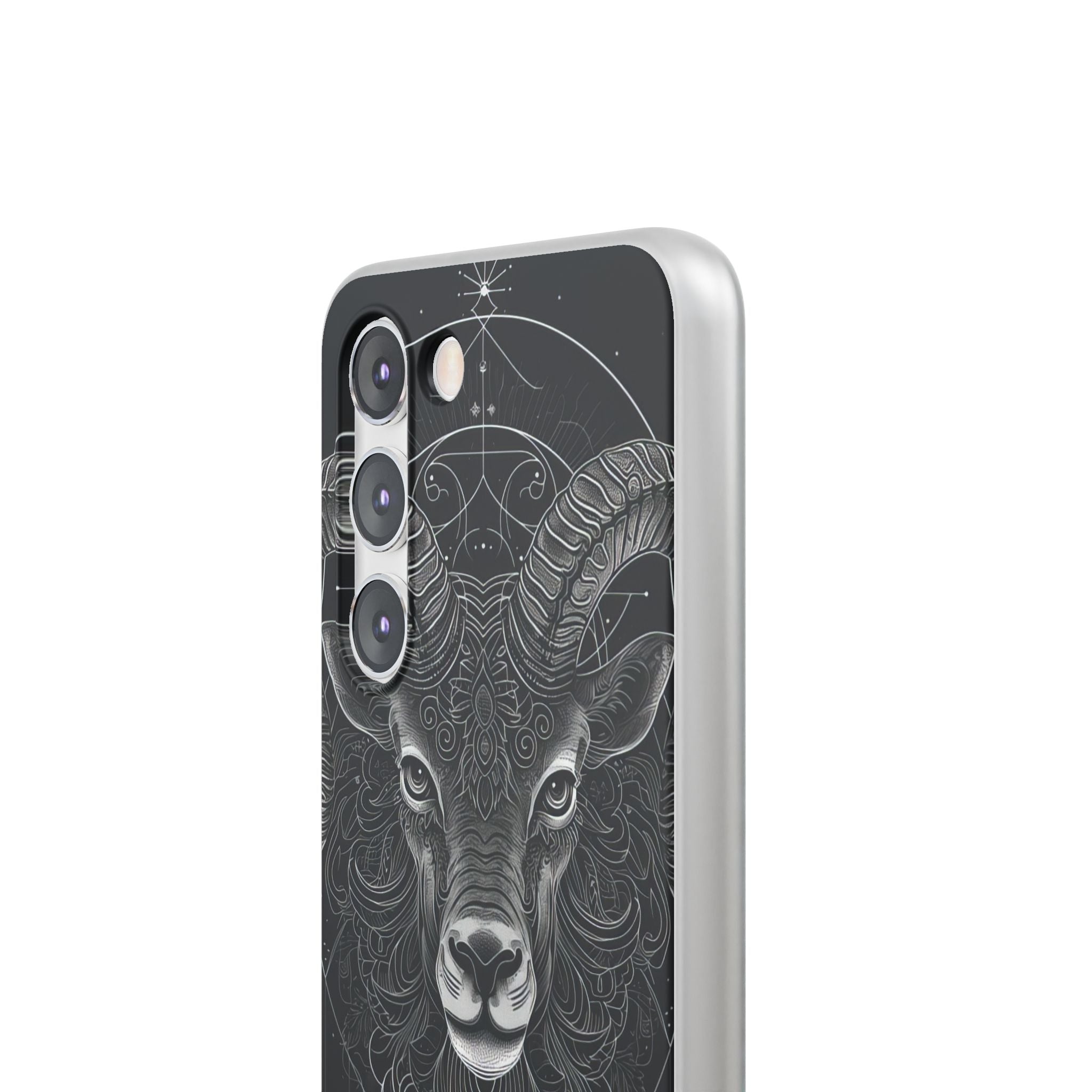 Mystic Ram Mandala | Flexible Phone Case for Samsung Galaxy