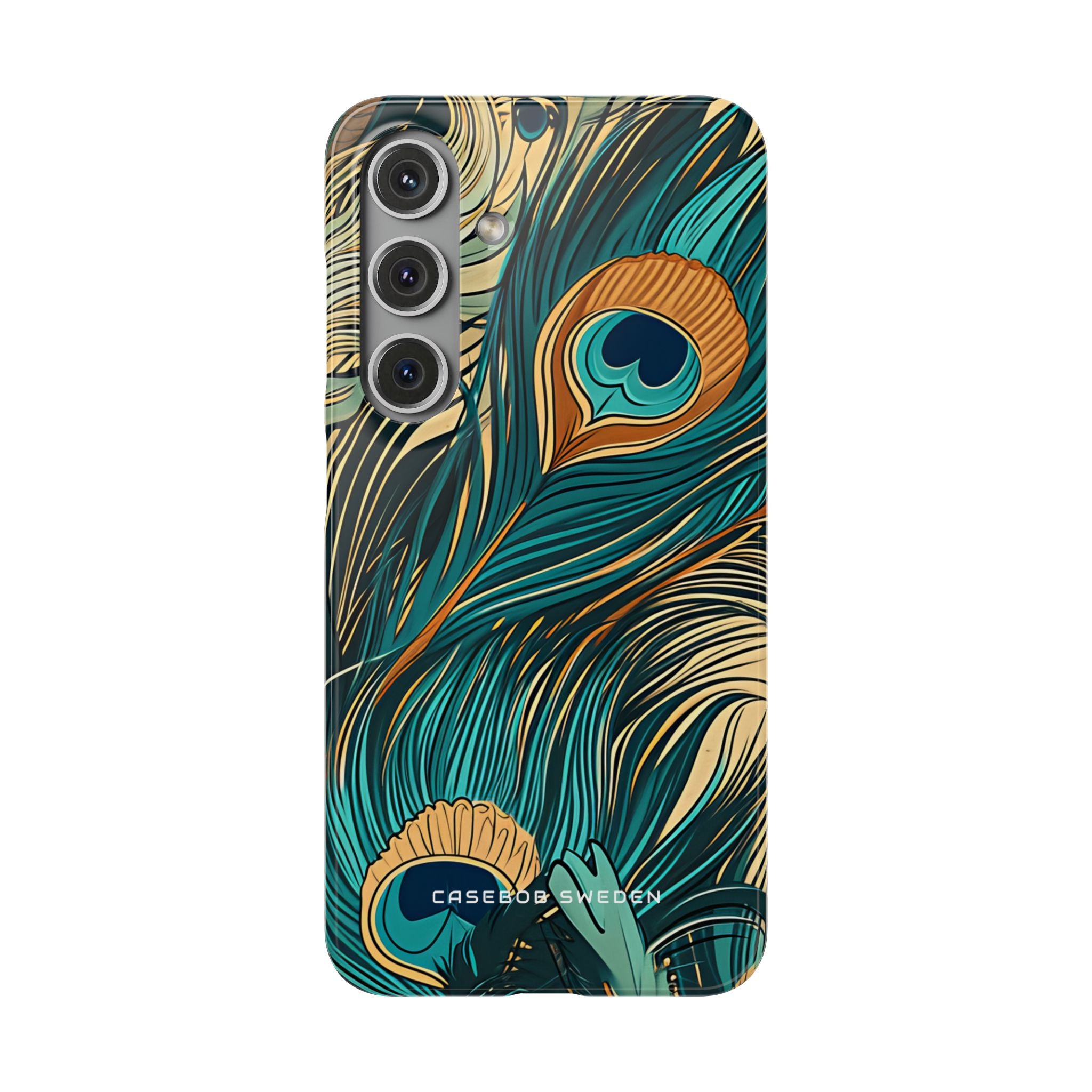 Jugendstil Pfau Eleganz Samsung S24 - Schlanke Handyhülle