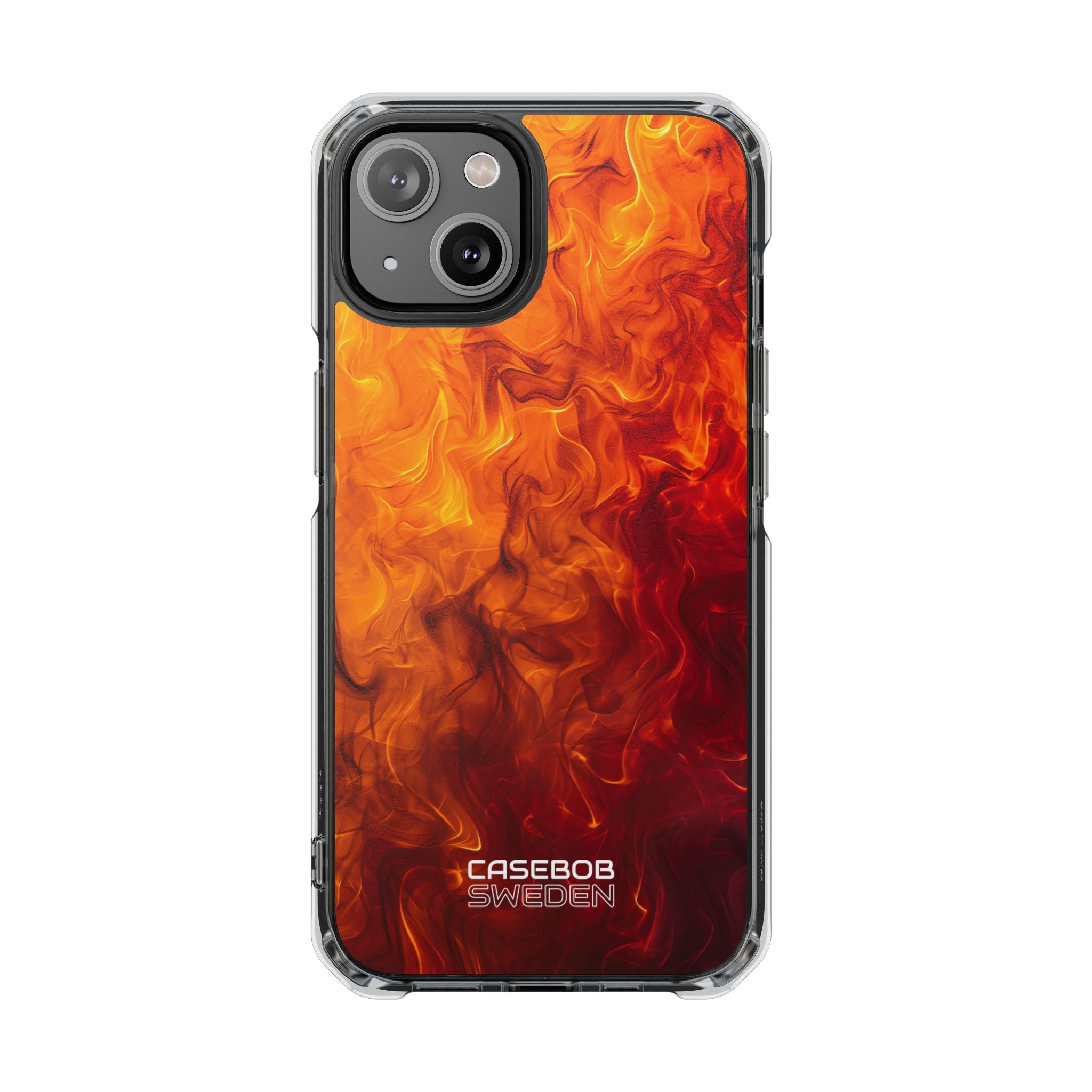 Flaming Energy Swirl iPhone 14 - Impact Clear+