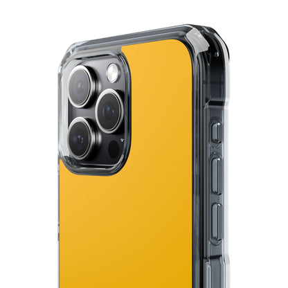 Amber Yellow - Clear Impact iPhone 15 Phone Case