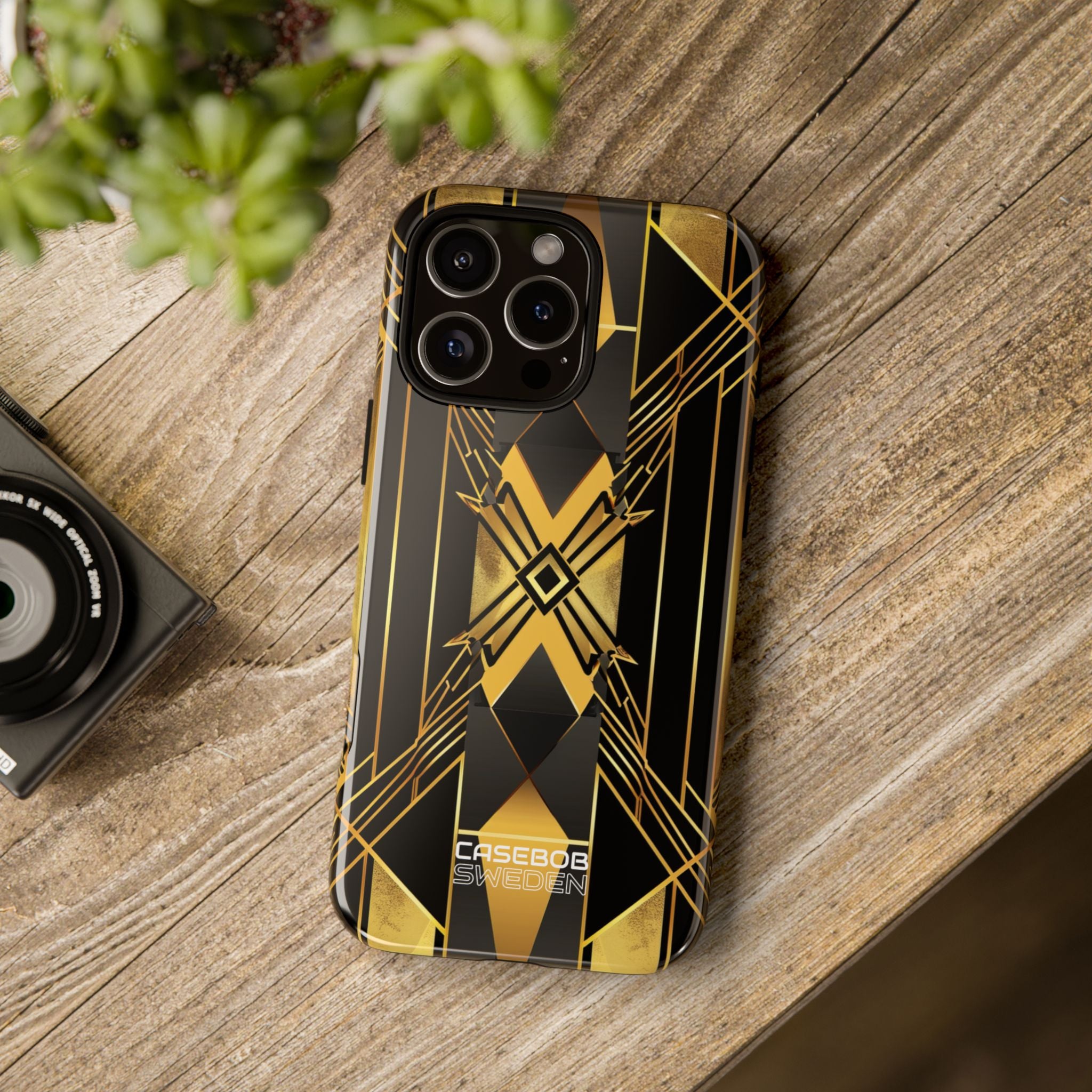 Golden Deco Symphony iPhone 16 - Tough