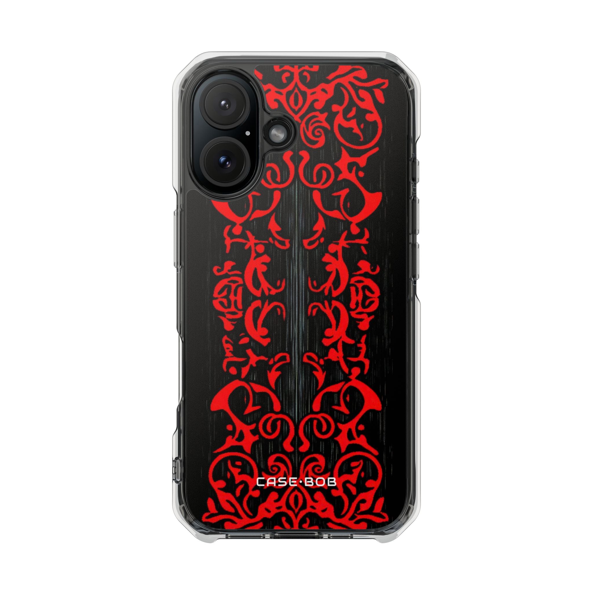 Crimson Spiral iPhone 16 Case - Impact