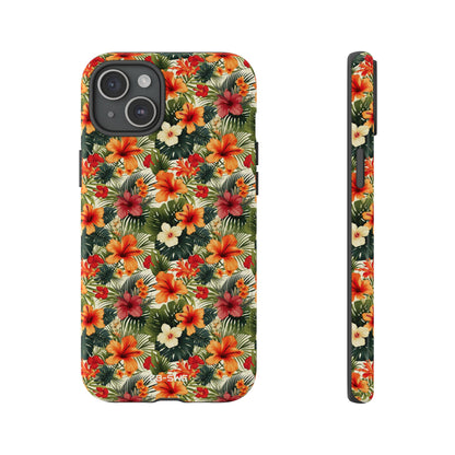 Tropical Blooms Flourish - iPhone Case