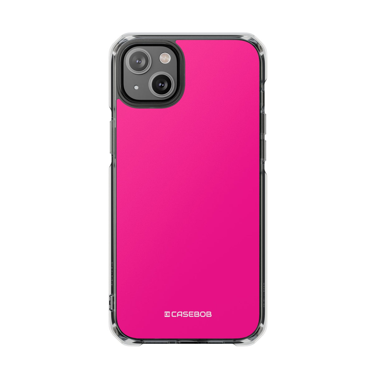 Deep Pink | Phone Case for iPhone (Clear Impact Case - Magnetic)