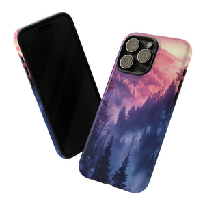 Forest Mountain Pastel Dream - Protective Phone Case