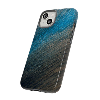 Grey Fabric Ink Art iPhone Case (Protective) Phone Case