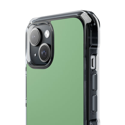 Dark Sea Green - Clear Impact Case for iPhone