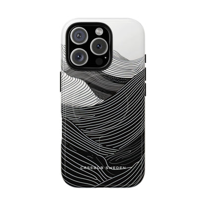 Undulating Horizon Waves iPhone 16 | Tough+ Phone Case