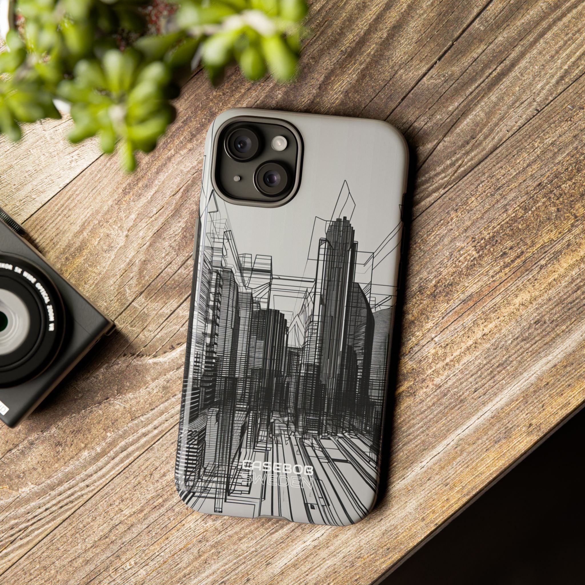 Urban Line Maze iPhone 15 - Resistente