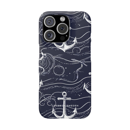 Gradient Anchorflow Waves iPhone 16 - Slim Phone Case