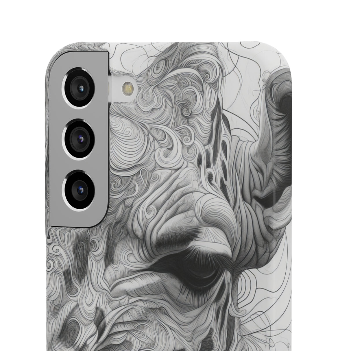 Monochrome Giraffe | Slim Phone Case for Samsung