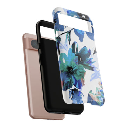 Blue Blossom Radiance Google Pixel 8 Case - Tough