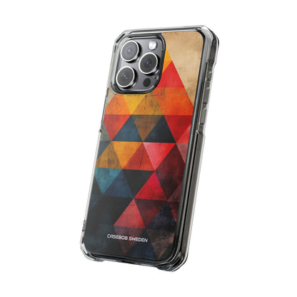 Geometric Energy - Clear Impact iPhone 15 Phone Case