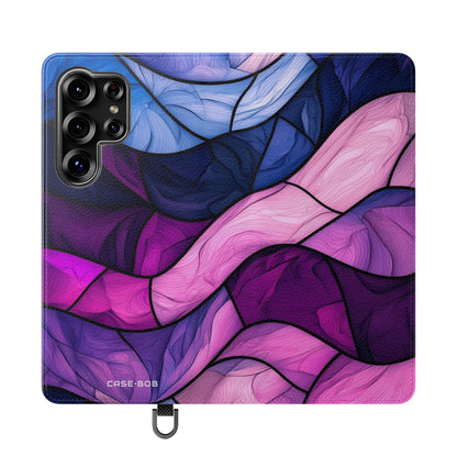 Purple Wavewood - Samsung S25 Ultra Case - Wallet