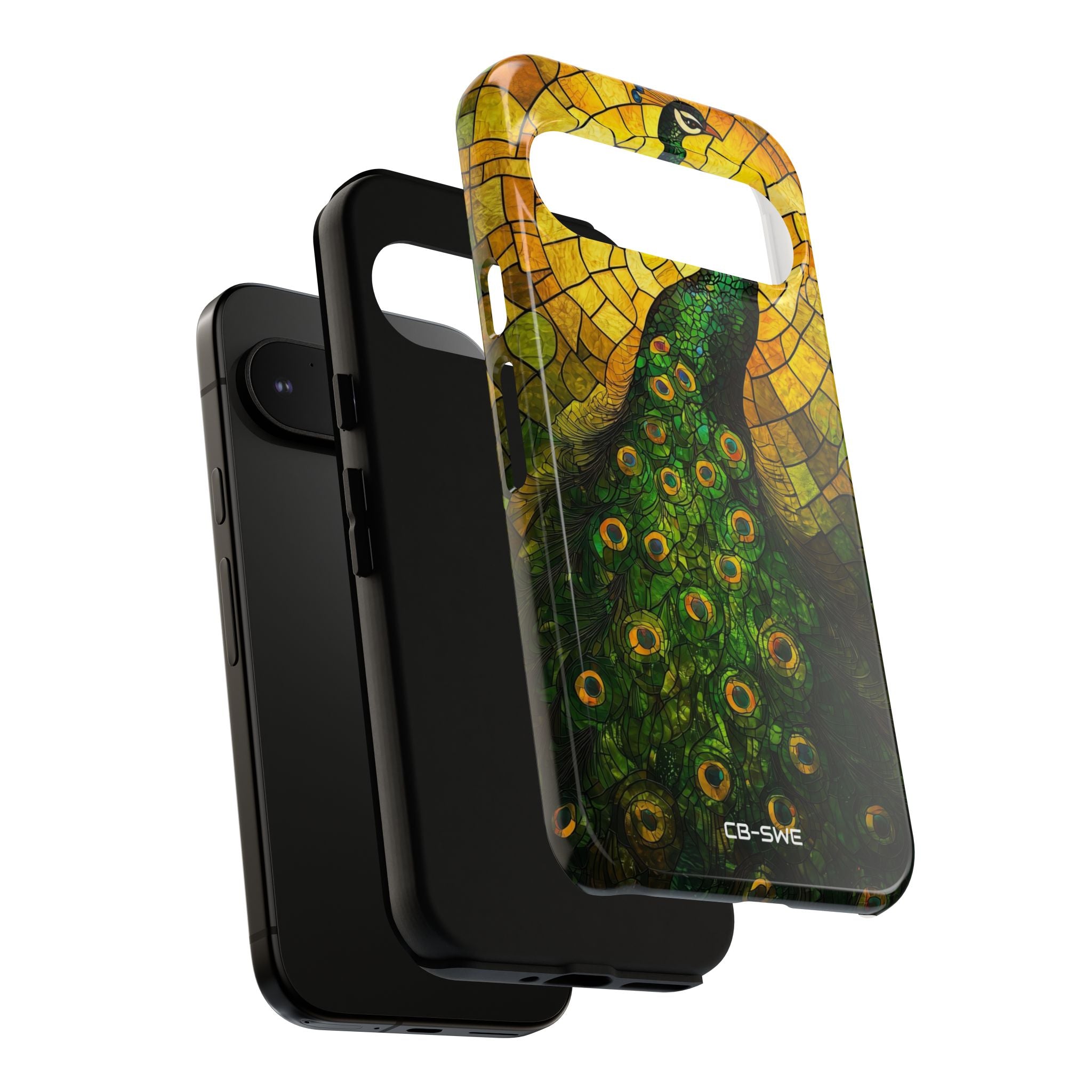 Peacock Spreads Light - Google Pixel Case