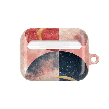 Golden Crescents Crimson - AirPods Case