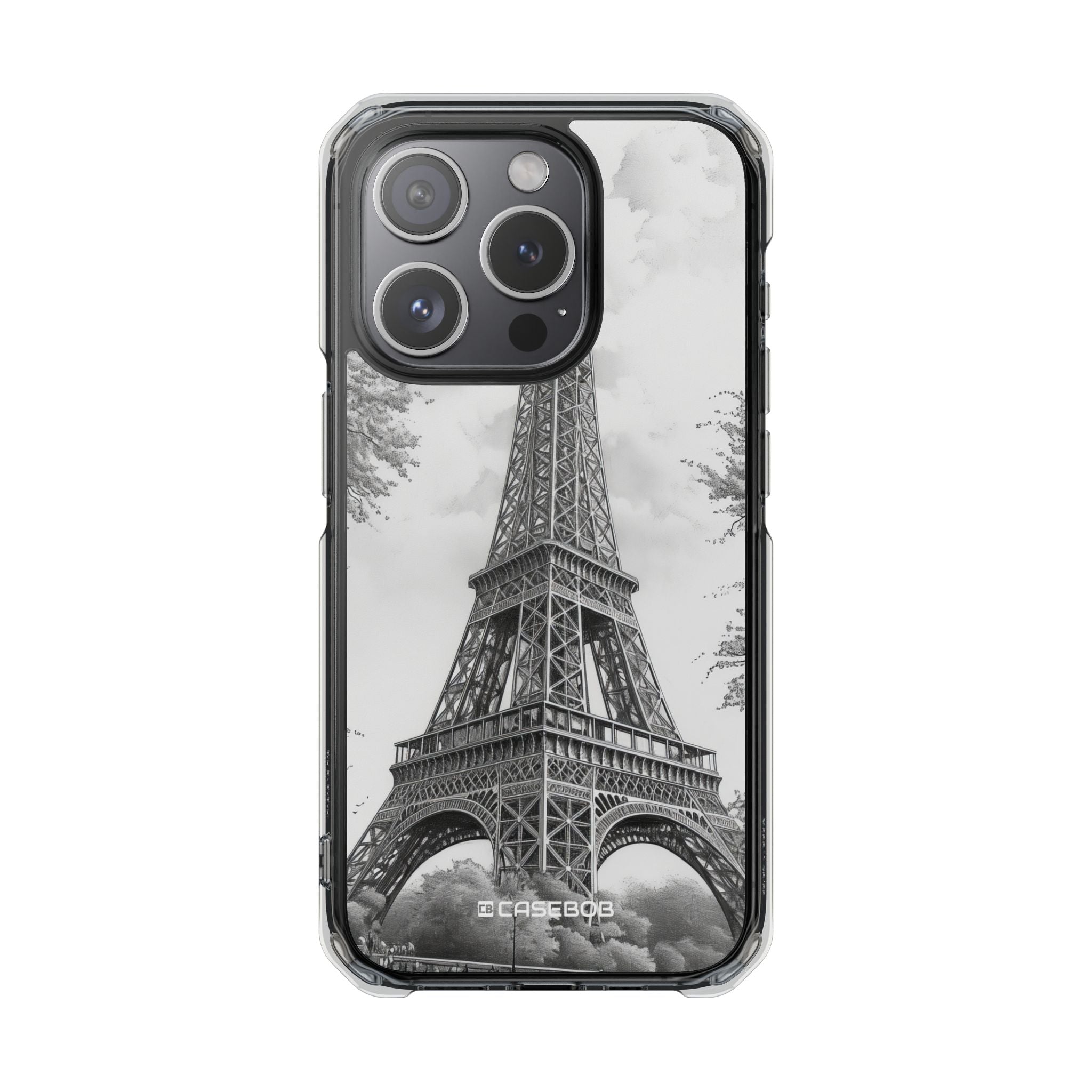 Parisian Monochrome Majesty - Phone Case for iPhone