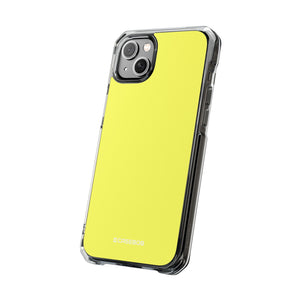 Laser Lemon | Handyhülle für iPhone (Clear Impact Case - Magnetisch) 