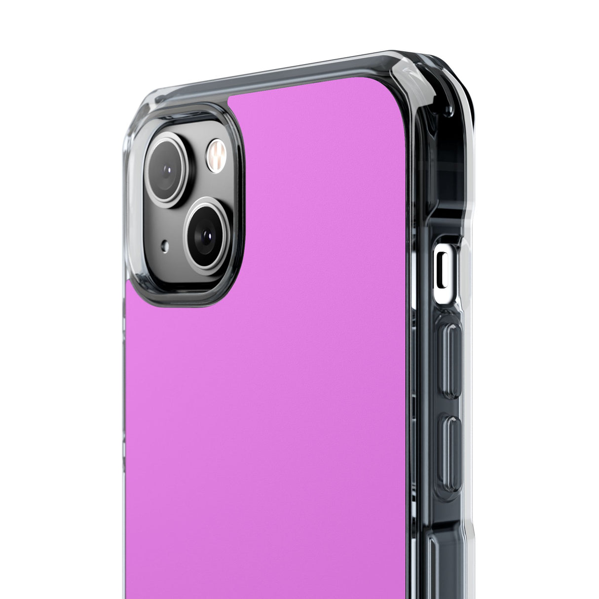 Violett | Handyhülle für iPhone (Clear Impact Case - Magnetisch) 