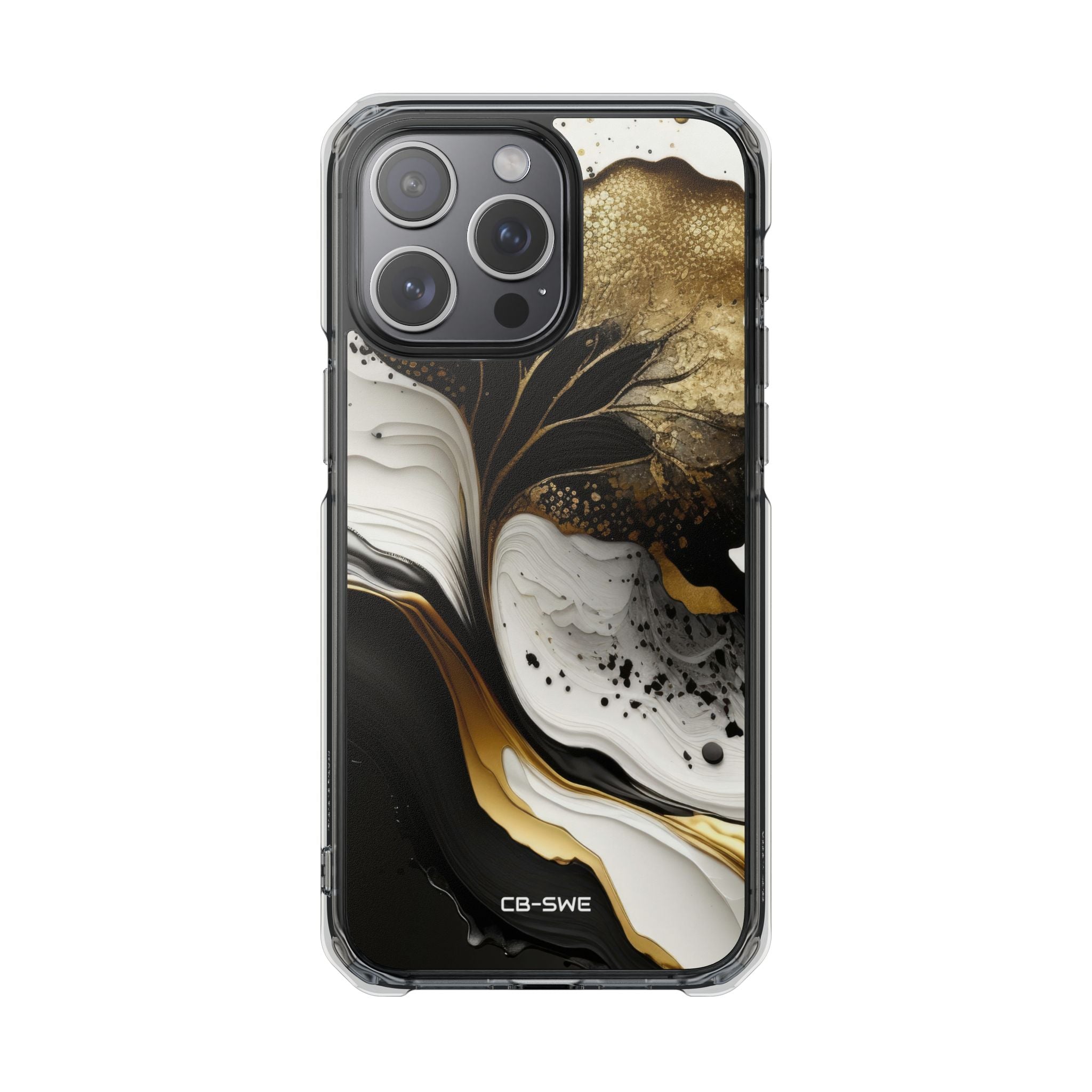 Gold Swirl Elegance iPhone Case - Impact