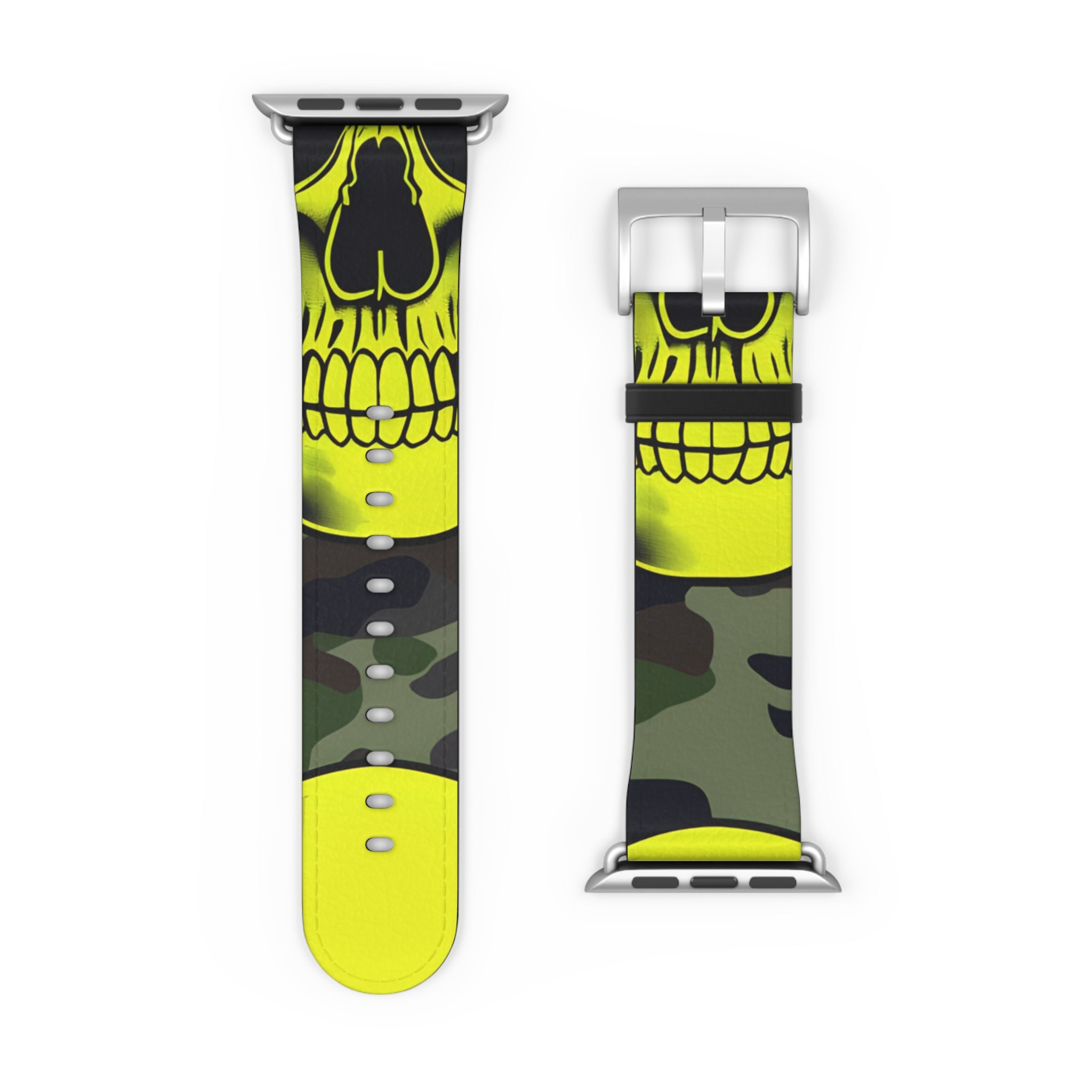 Neon Skull Camo - Watch Band