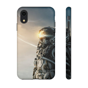 Astronaut on unexplored planet - Protective Phone Case