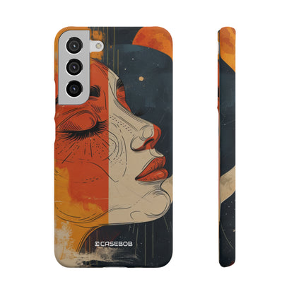 Celestial Duality | Slim Phone Case for Samsung