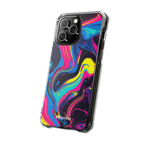 Pantone Neon Patterns | Handyhülle für iPhone (Clear Impact Case – magnetisch)