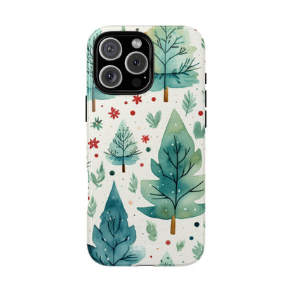 Joyful Evergreen Dance - iPhone Case