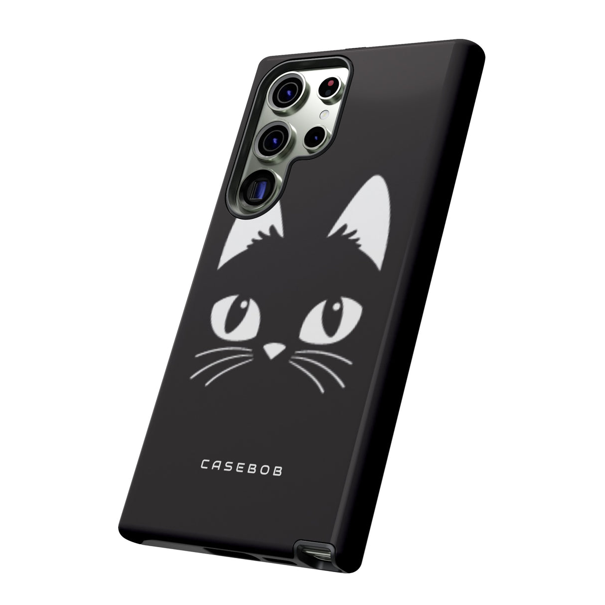 Cartoon Cat Icon - Protective Phone Case