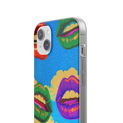 Colorful Lipscape iPhone 14 Plus Case - Soft