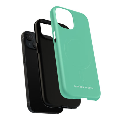 Medium Aquamarine iPhone 15  Tough+ Phone Case