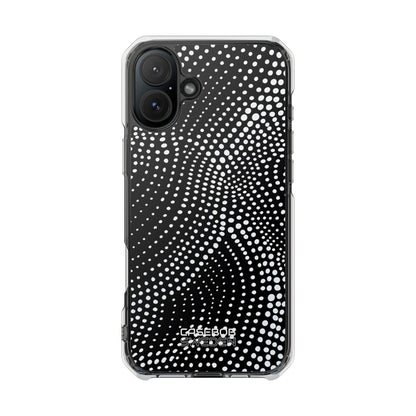 Waves of Dots iPhone 16 - Impact Clear+