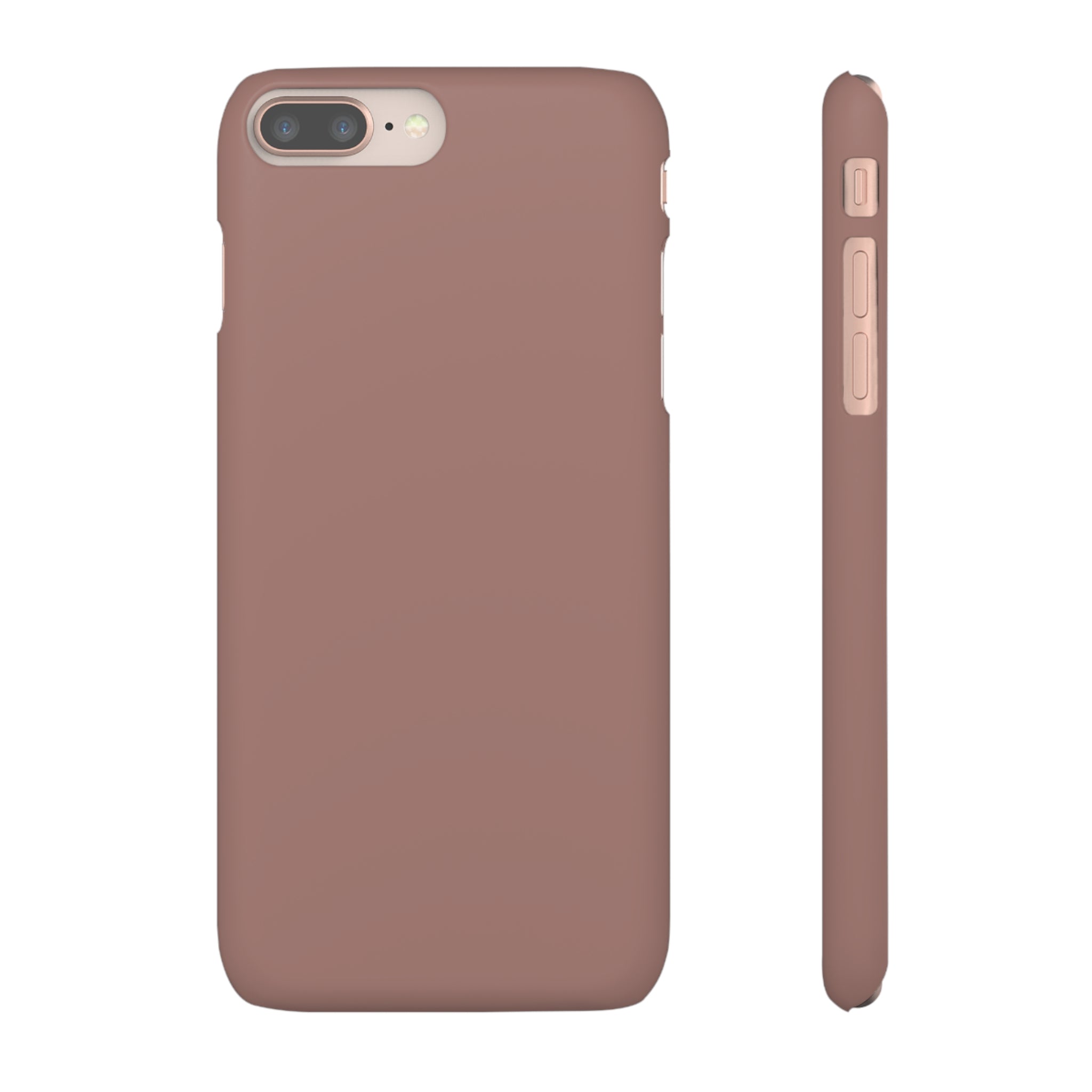 Burnished Brown iPhone Case (Slim) iPhone 8 Plus Matte Phone Case