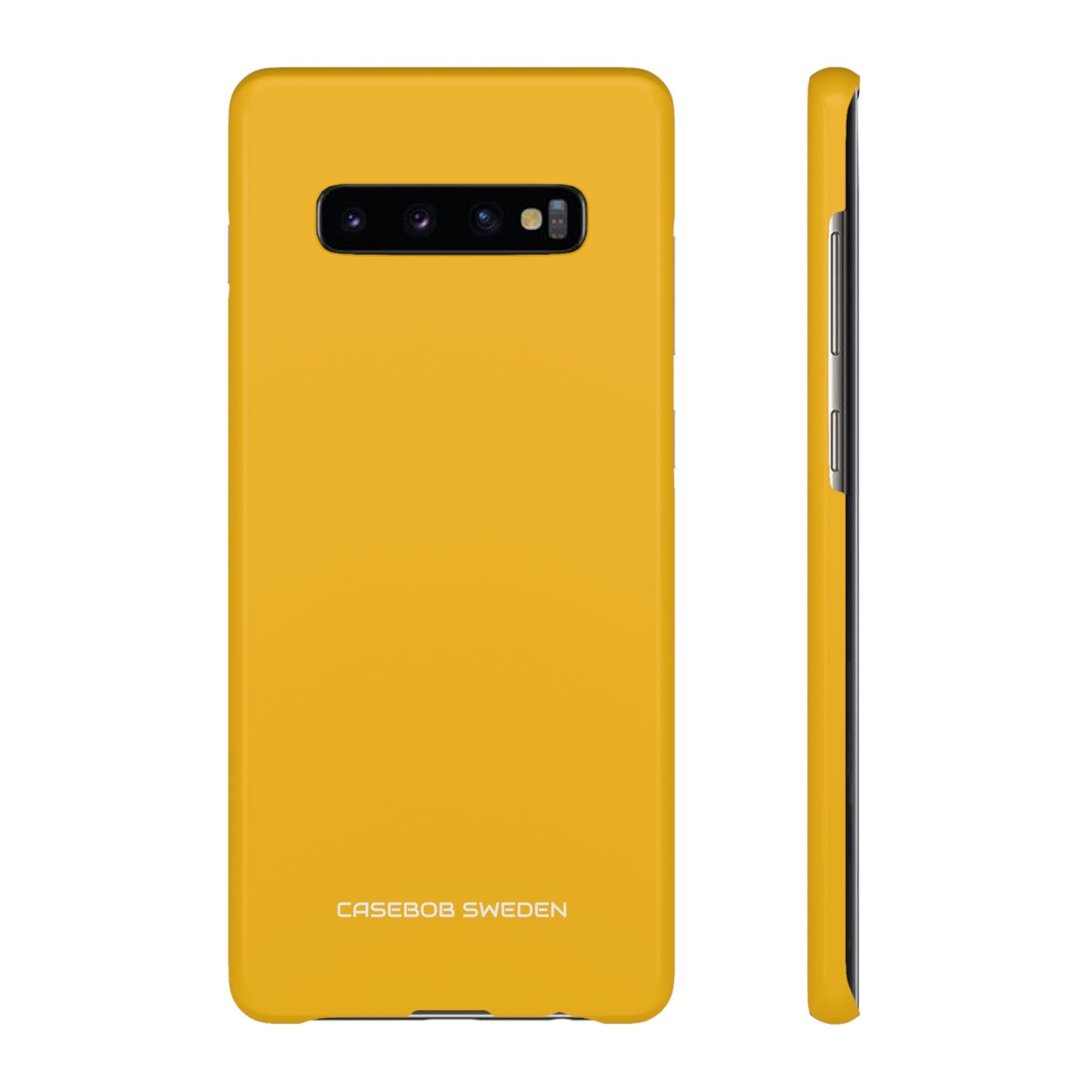 Amber Yellow - Slim Samsung S10 Phone Case