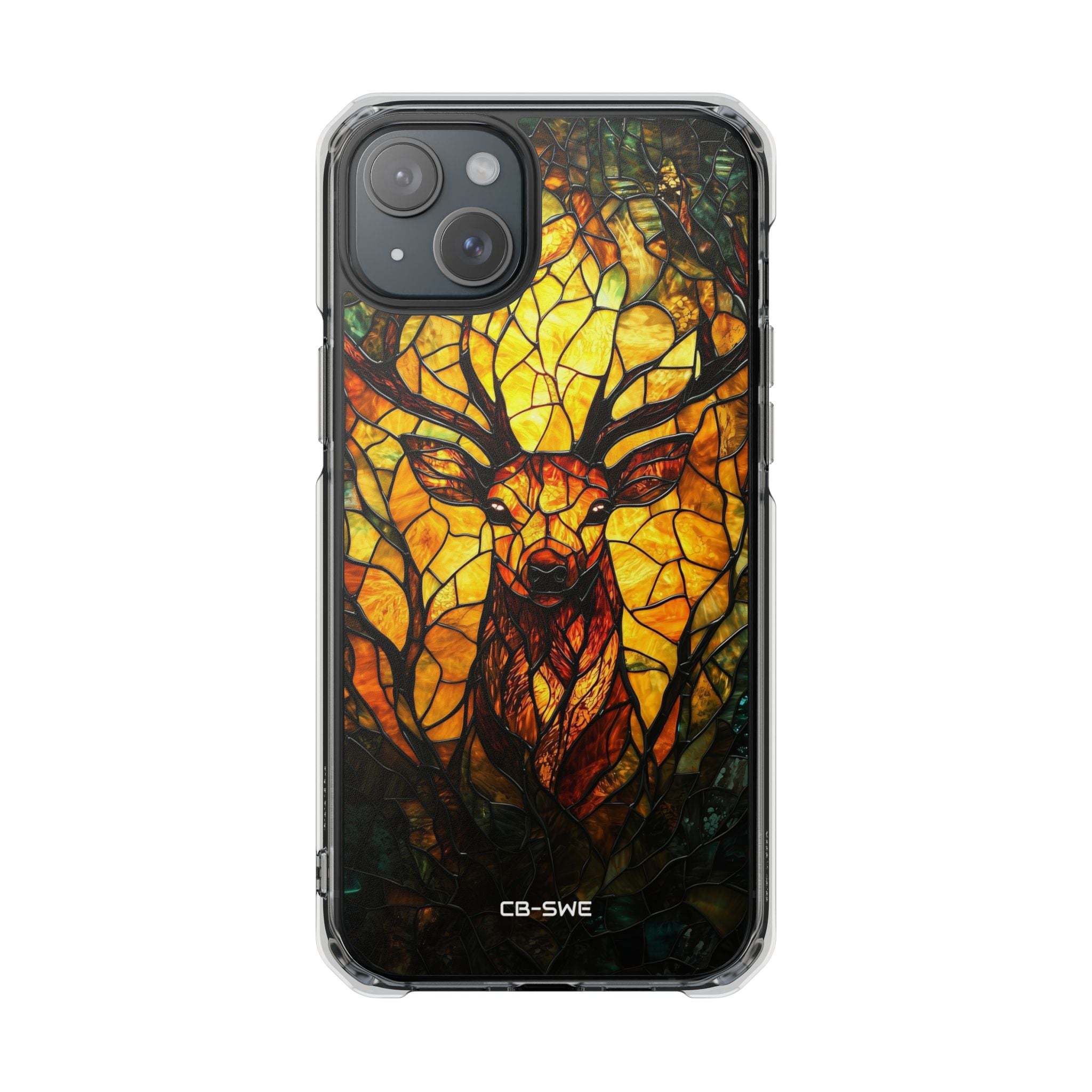 Glowing Stag Emerges iPhone Case - Impact