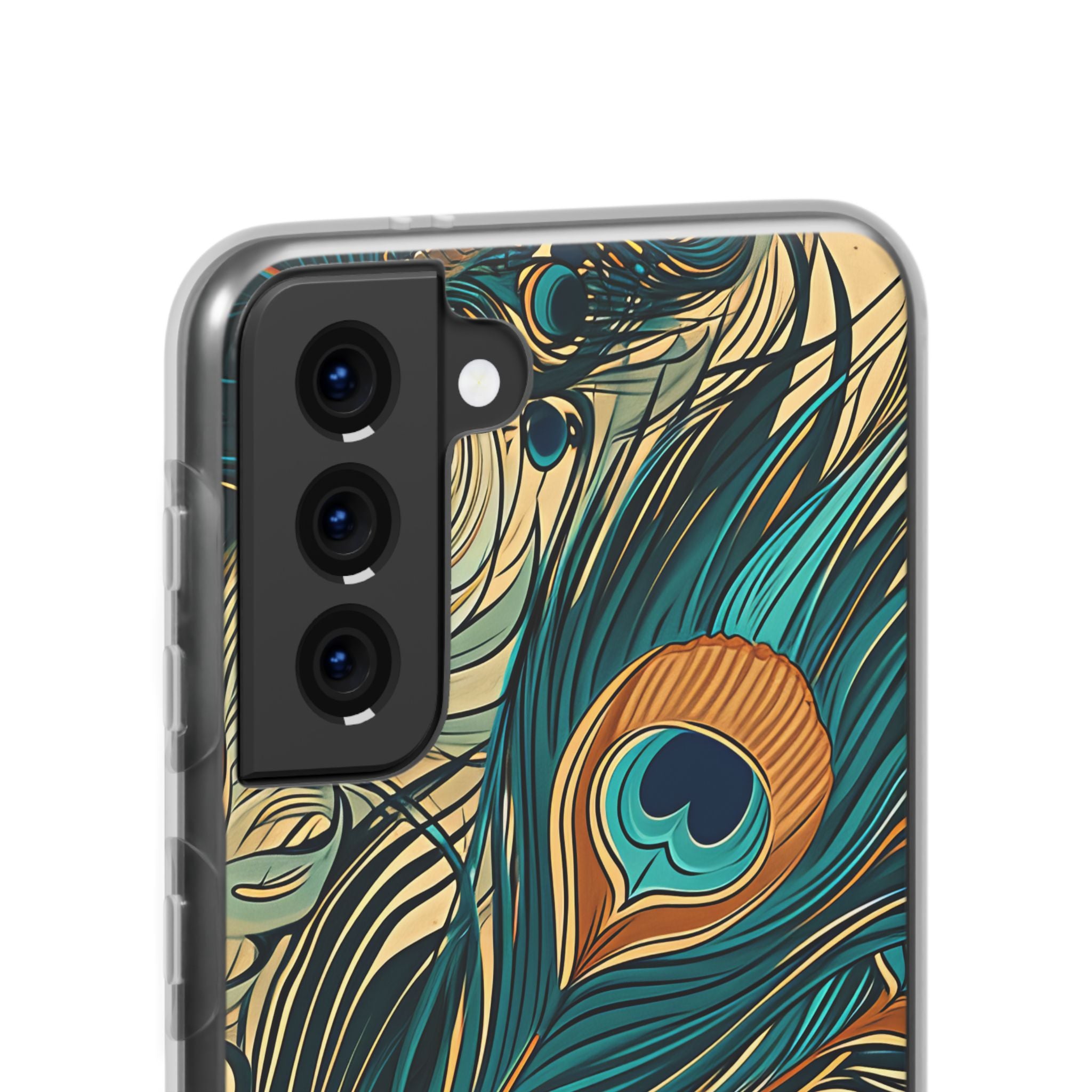 Art Nouveau Peacock Elegance Samsung S21 - Flexi Phone Case