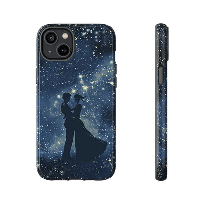 Starry Night Embrace - Protective Phone Case