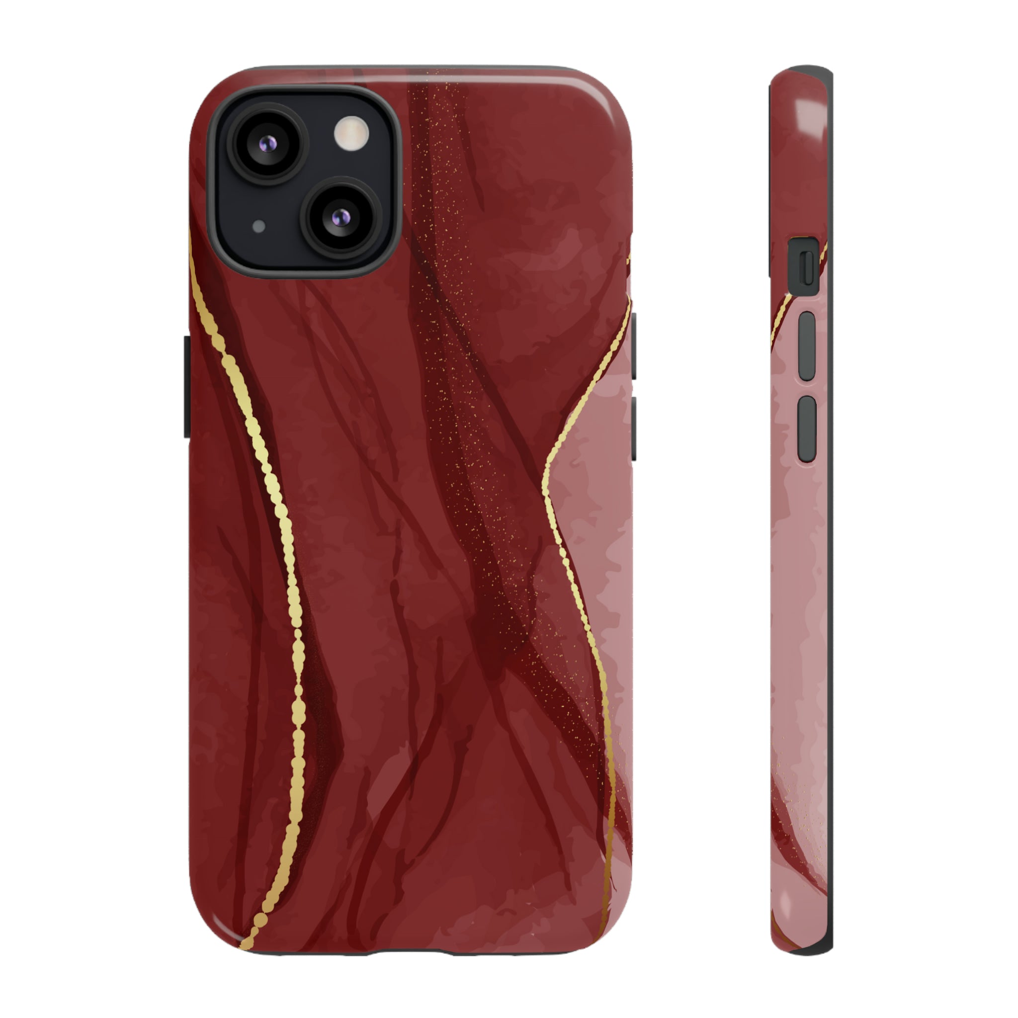 Dark Red - Protective Phone Case