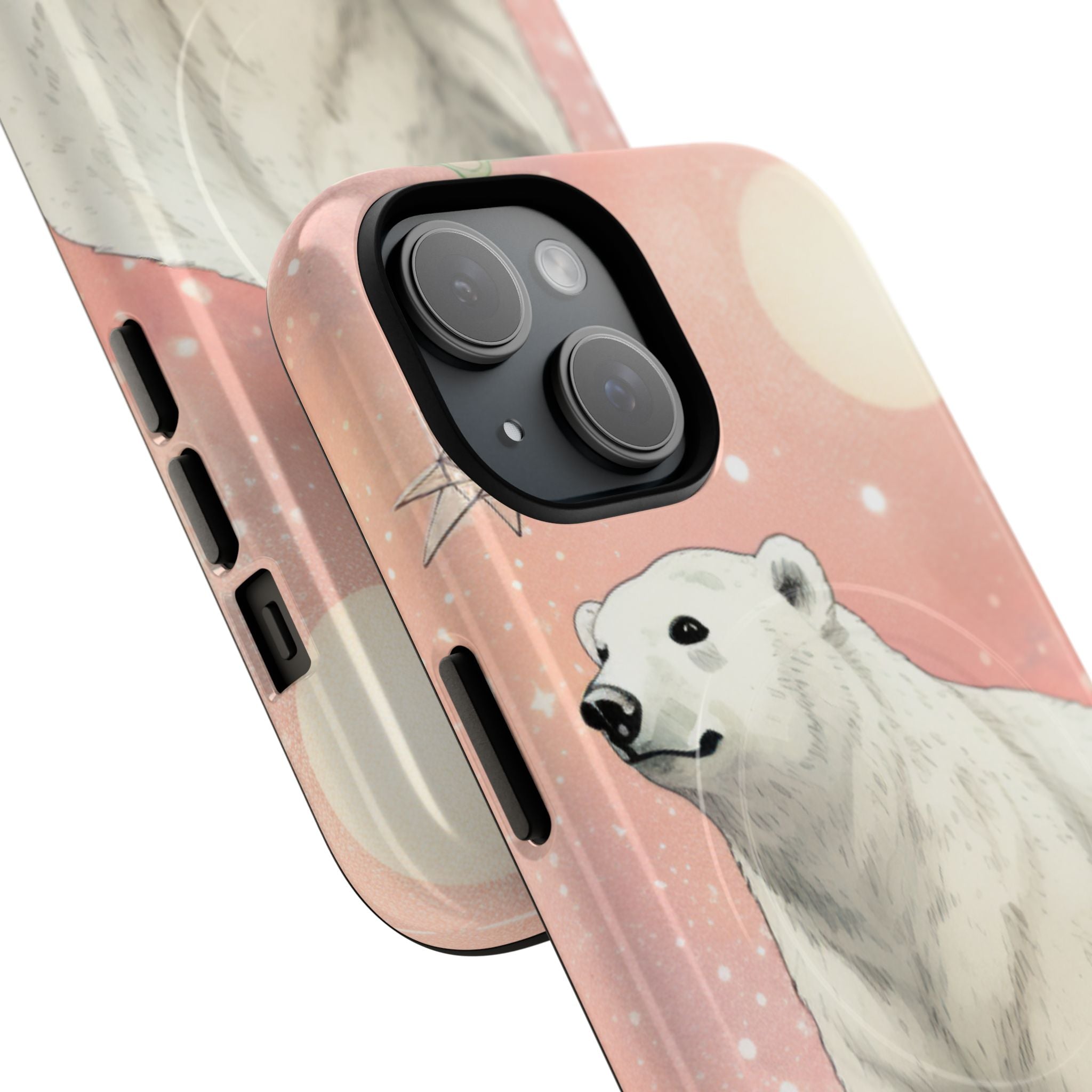 Polar Bear Dream iPhone 15 Case - Tough+