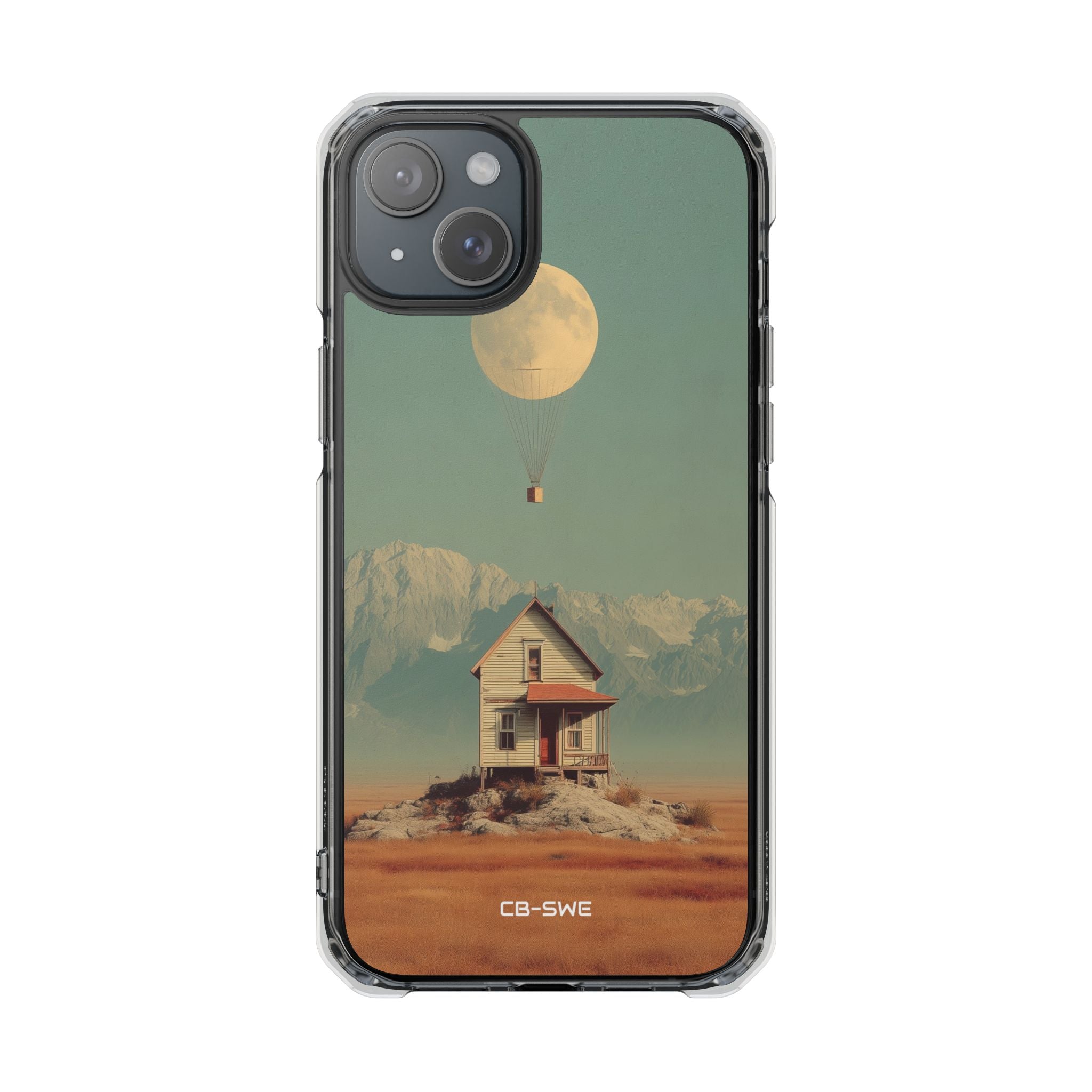 Moon Hovers Low iPhone Case - Impact