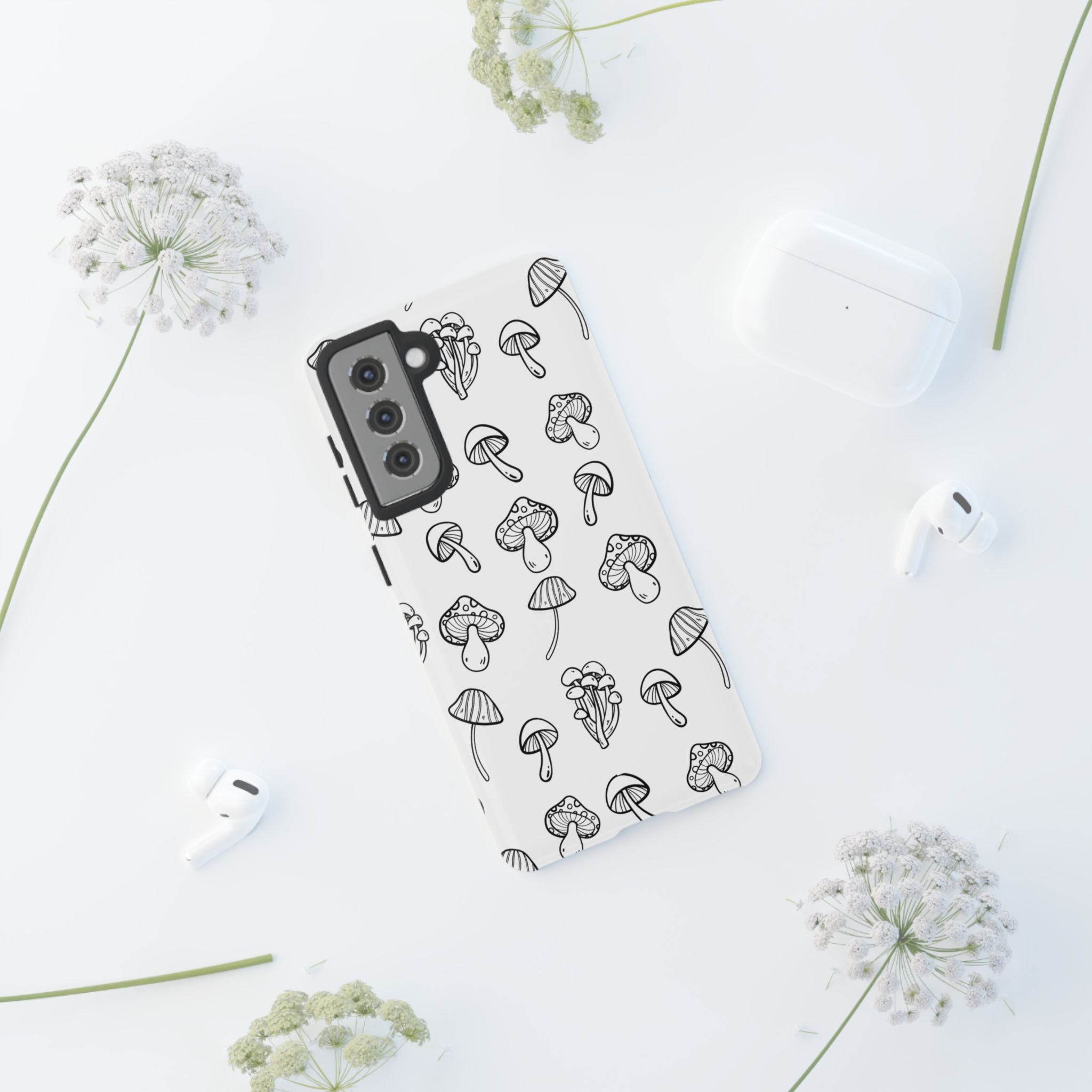 Mushroom Line Play - Samsung Case