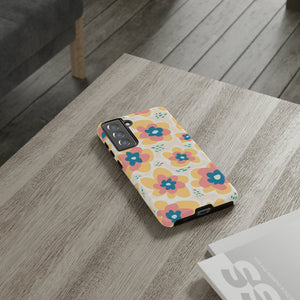 Yellow Happy Flower - Protective Phone Case