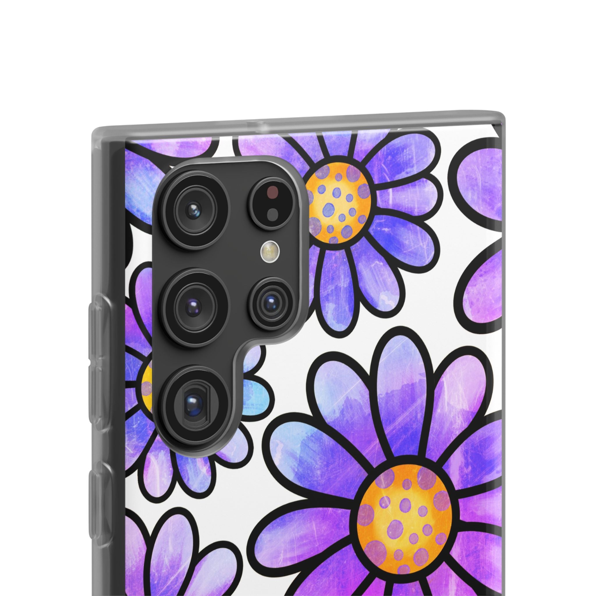 Polka Dot Blooms Samsung S22 Ultra Case - Soft