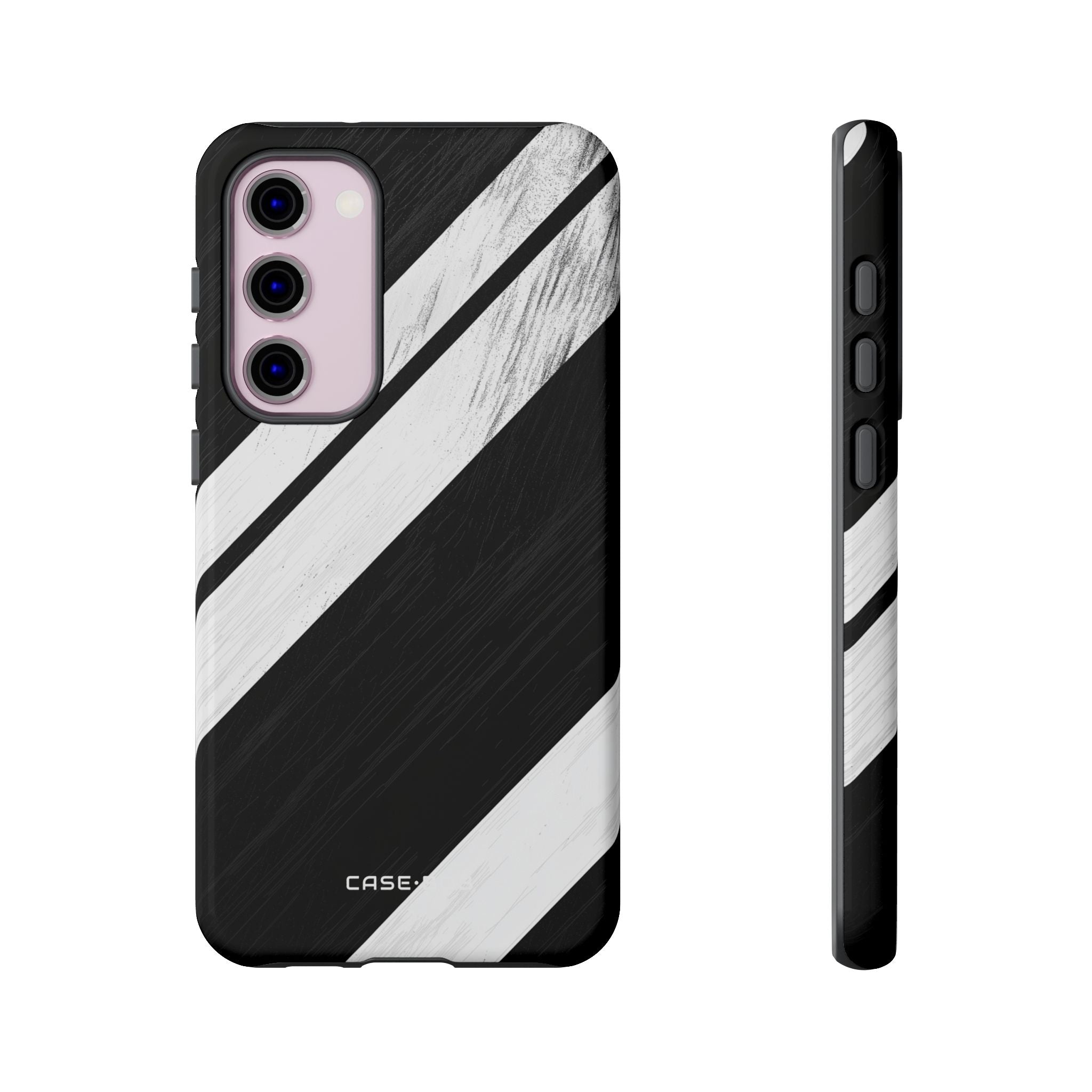 Distressed Stripe Motion Samsung S23 Plus Case - Tough