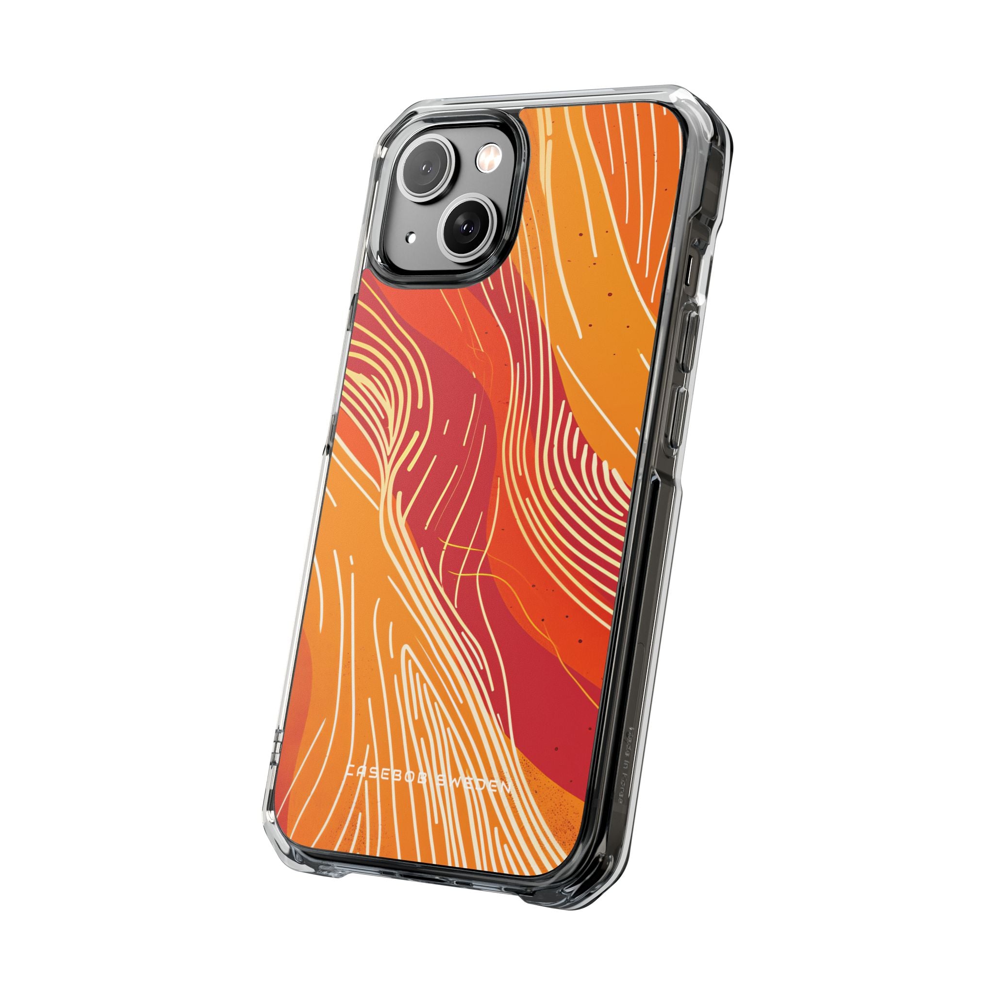 Gradient Flowwave Essence iPhone 14 - Clear Impact Phone Case