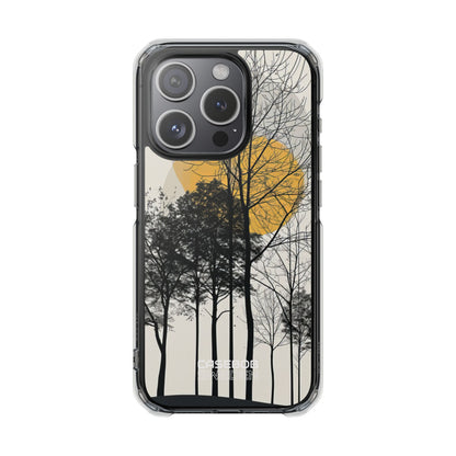 Golden Forest Silhouettes iPhone 15 - Impact Clear+