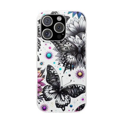 Butterfly Bloom iPhone 16 Pro Case - Soft